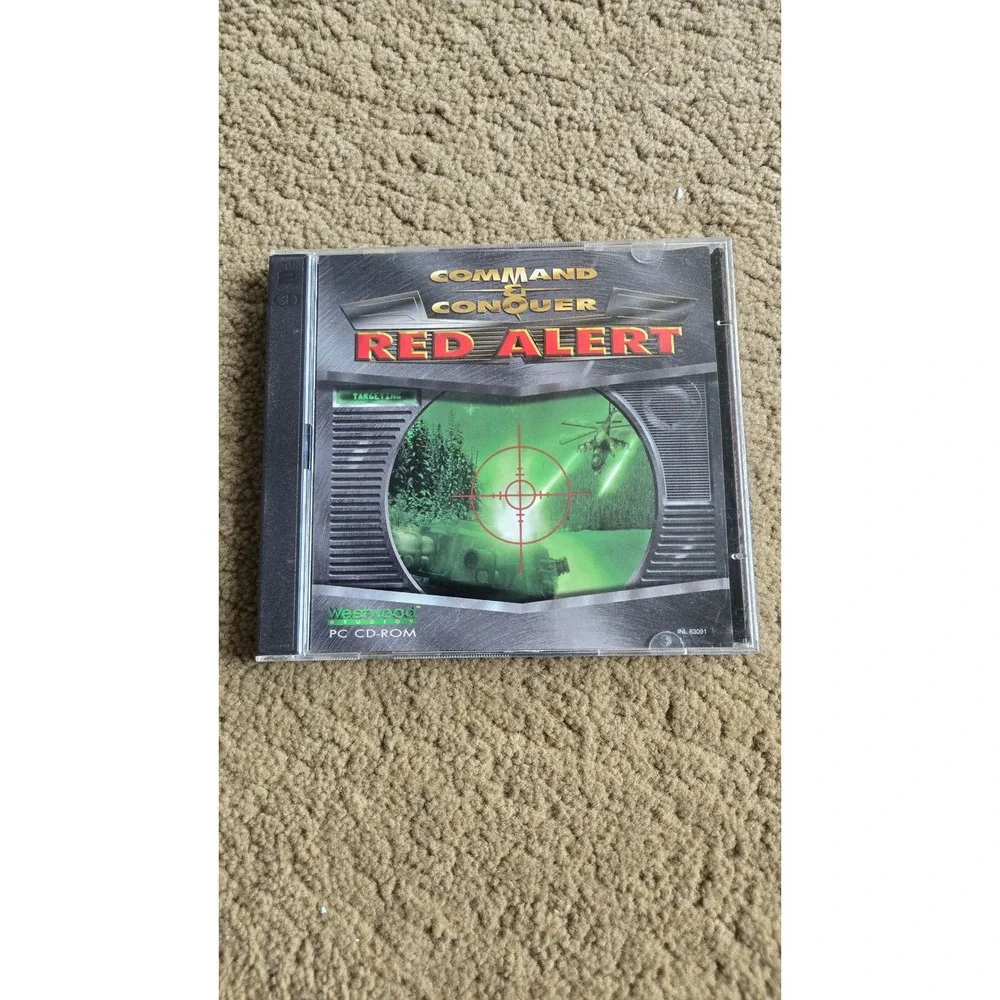 Command & Conquer Red Alert PC CD-ROM Westwood Studios Allied & Soviet Discs
